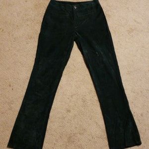 Dollhouse Green velvet pants